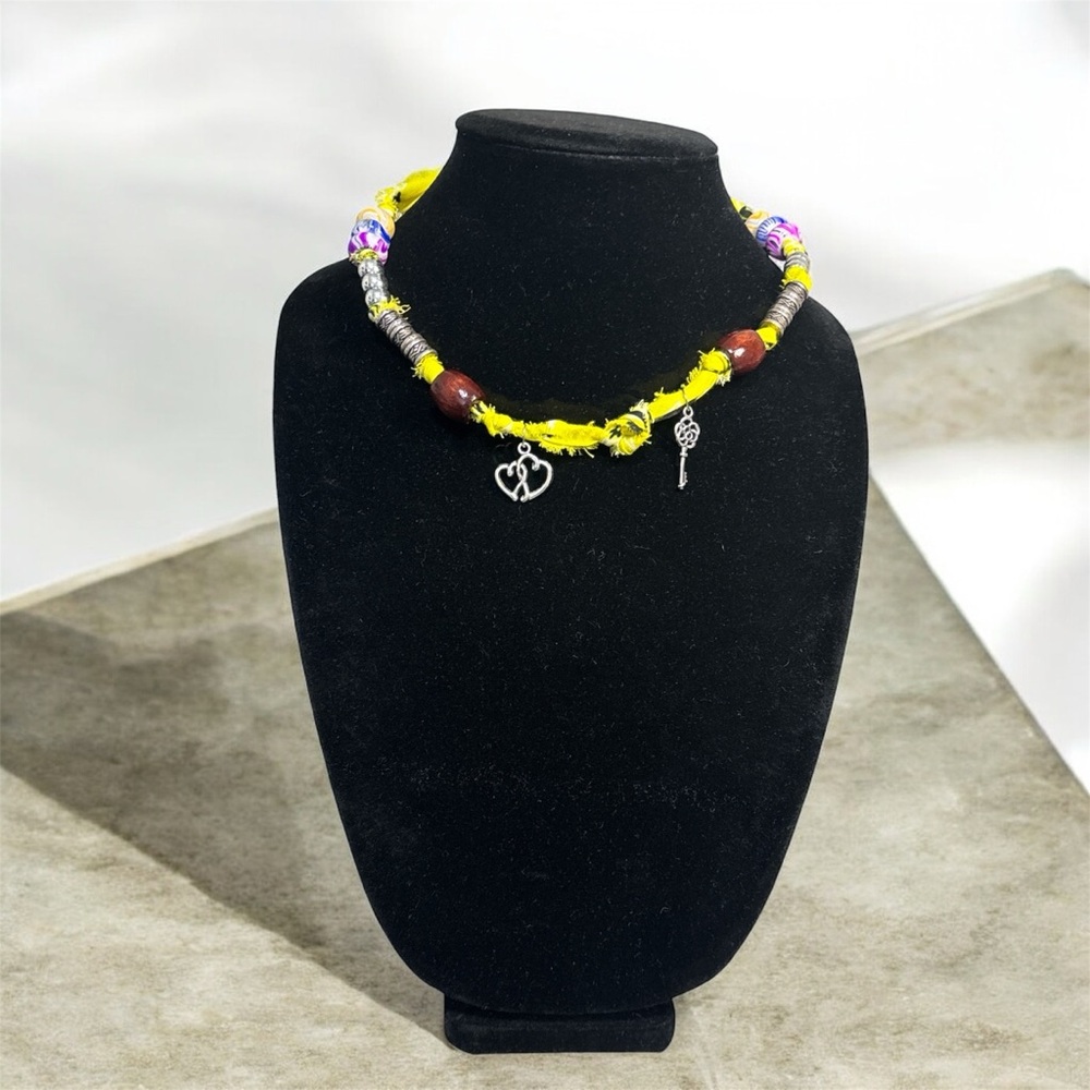 (#34) Handmade bandana Bohemian choker